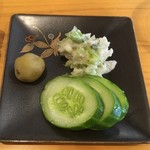 Kawazakana Gourmet Kan Kuruma - 【定食】漬物