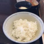 Michi no Eki Rice Land Fukagawa - 釜炊き白米美味しそう。