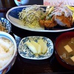 卯たつ - 料理写真:鶏竜田おろしぽんず定食