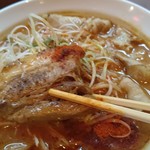 Men to Niku Daitsuru Tsuruhashi Ten - ●ラーメン 辛口炙り肉ソバ 味噌 850円 2019年10月