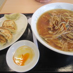 Senri Kou Sanwa Inashiro Ten - サンマー麺と餃子セット