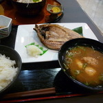 Restaurant Hoshifuru Machi - ひもの定食750円