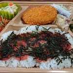 どんと来多 - 料理写真:めんたいのり弁当 (440円)