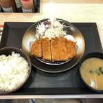 Matsu no Ya Machida Ten - 得朝ロースかつ定食70g 400円