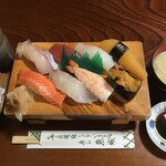 魚城 - 料理写真:上にぎり＝１６００円