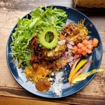 Shima Yasai Cafe Re:Hellow BEACH - 島野菜と島豆腐入り健康タコライス　1,408円