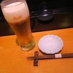 Hideyoshi Sushi - アサヒの熟選だったかな？