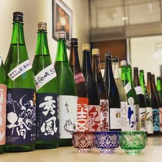 Overwhelmed by over 100 types of sake!