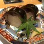 Tsushima Nodoguro to Ika Ikizukuri Hakata Uokura Miyako Hotel Ten - 鯖寿司