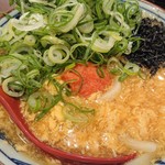 丸亀製麺 - 明太玉子あんかけ(並)(490円)