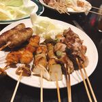 Sengoku Yakitori Ieyasu Hakata Ekimae Ten - 焼き鳥盛り合わせ♪