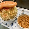 朝寝坊 - 料理写真:明太子もんじゃ1430円とベビースター110円