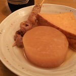 手作り料理　たなか - セットのおでん３種