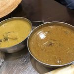 Andhra Dhaba - マトンとチキンをチョイス