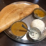 Andhra Dhaba - ミニドーサのセット