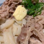 Jikasei Sanuki Udon to Niku Shinbashi Jinza - バターの香りが濃厚