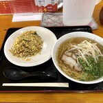 Rokuban - 半チャン定食　８００円