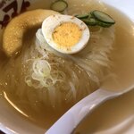 焼肉・冷麺ヤマト - 冷麺登場！牛出汁が旨い！