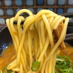 麺座丹波橋 - 黄そばカレーの麺