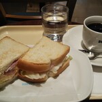 Doutor Coffee Shop Keisei Narita Ten - 朝カフェ・セットA(398円税込)
                      ハムタマゴサラダ
                      ※飲み物はブレンドコーヒー