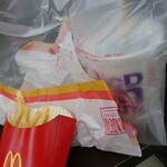 McDonald's Kisarazu Makkusubaryu Ten - 買った商品となる、コカ・コーラゼロとベーコンマックポーク、マックポテトです。