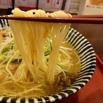 めんや薫寿 - 牛テール塩らーめん(850円)麺UP1909