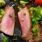 Teppan Daidokoro Kachaguriya - 牛タンのステーキ