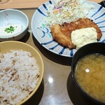 Yayoi Ken Kinshicho Kitaguchi Ten - チキン南蛮定食 760円（税込）＜＋30円でもち麦ごはんに変更＞