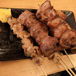 Tachinomi Ikoi Hon Ten - 串焼き タン 2本 220円
                        串焼き つくね 2本 220円
                        串焼き シロ 2本 220円