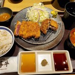 Gyukatsu Kyoto Katsugyu Kobe Sankyo Sentapuraza Ten - 牛ﾘﾌﾞﾛｰｽｶﾂ牛、ﾒﾝﾁｶﾂ膳