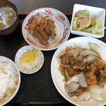 かもん - 酢豚定食800円