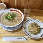 Ramen Maruhashi - Ｂセットふつう　７５０円