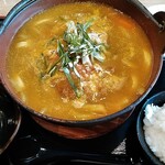 Sanuki Ya Nishi Hara Ten - 鍋焼きかつカレーうどん