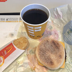 McDonald's Shinjuku Hashidori Fuchu Ten - ソーセージマフィンバリューセット330円