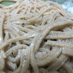 Soba Kappou Kuroobi - 椎葉産のアップ