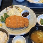 源喜屋 - ランチ：白金豚ロースかつ定食￥１３９０