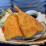 源喜屋 - ランチ：アジフライ定食