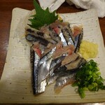 江戸や鮨八 - 秋刀魚の刺身