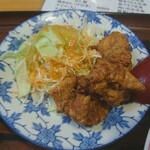 お食事処 金平 - セットの唐揚げ