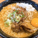 マルキン本舗 - 炙り豚バラマルキン味噌ラーメン