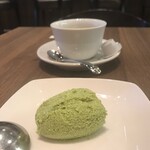 Oyster bar & Wine Belon Ginza - デザートの抹茶のムース