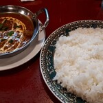 ビハニ - マトンカレー750円とライス250円