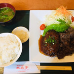 Takamori Tei - 牛バラ焼き&ハンバーグ 1,170円