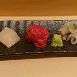 Sushi Ya Tamura - 刺し盛り３点