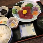 Japanese cuisine Harada - 三崎まぐろ刺身定食 1,200円。