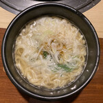 牛角 - 石鍋ごまねぎ塩ラーメン(ハーフ) 450円×1