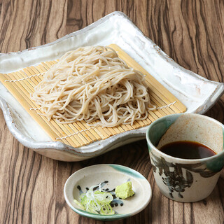 美味しいお蕎麦の三拍子を感じて〆る。平日はランチも