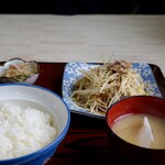 Yamazaki Shokudo - 大鰐もやし定食