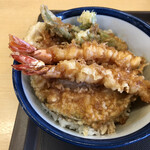 Ten-don Tenya Tobu Nerima Ten - 上天丼（税込500円）たらの芽（税込130円）