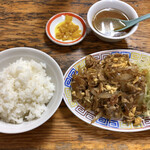 Chinese Ichiban - 玉子と焼肉の炒め定食 650円